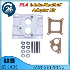 For Chevy Pla Intake Manifold Adapter Tbi Fuel Injection To 4barrel Manifold