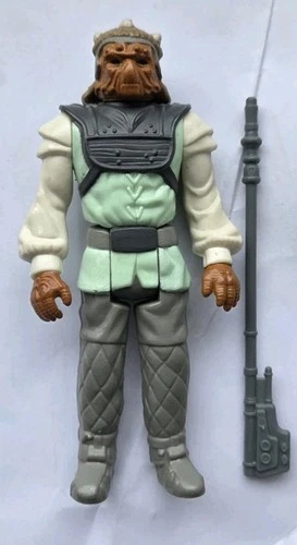 star wars vintage figure nikto complete with original staff
