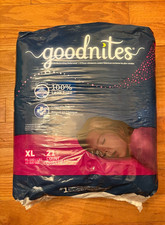 Goodnites Girls' Nighttime Bedwetting Underwear Size X L - 21 ct