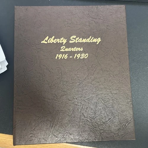 1916-1930 Standing Liberty Silver Quarter Set 21-Coins in Dansco Album7132