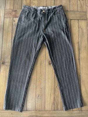 Billionaire Boys Club BB Jupiter Pants Black Stripe Print Size 34
