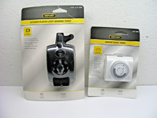 Defiant Indoor Timer 544 068, Outdoor Plug-in Light Sensing Timer 1000 015 596