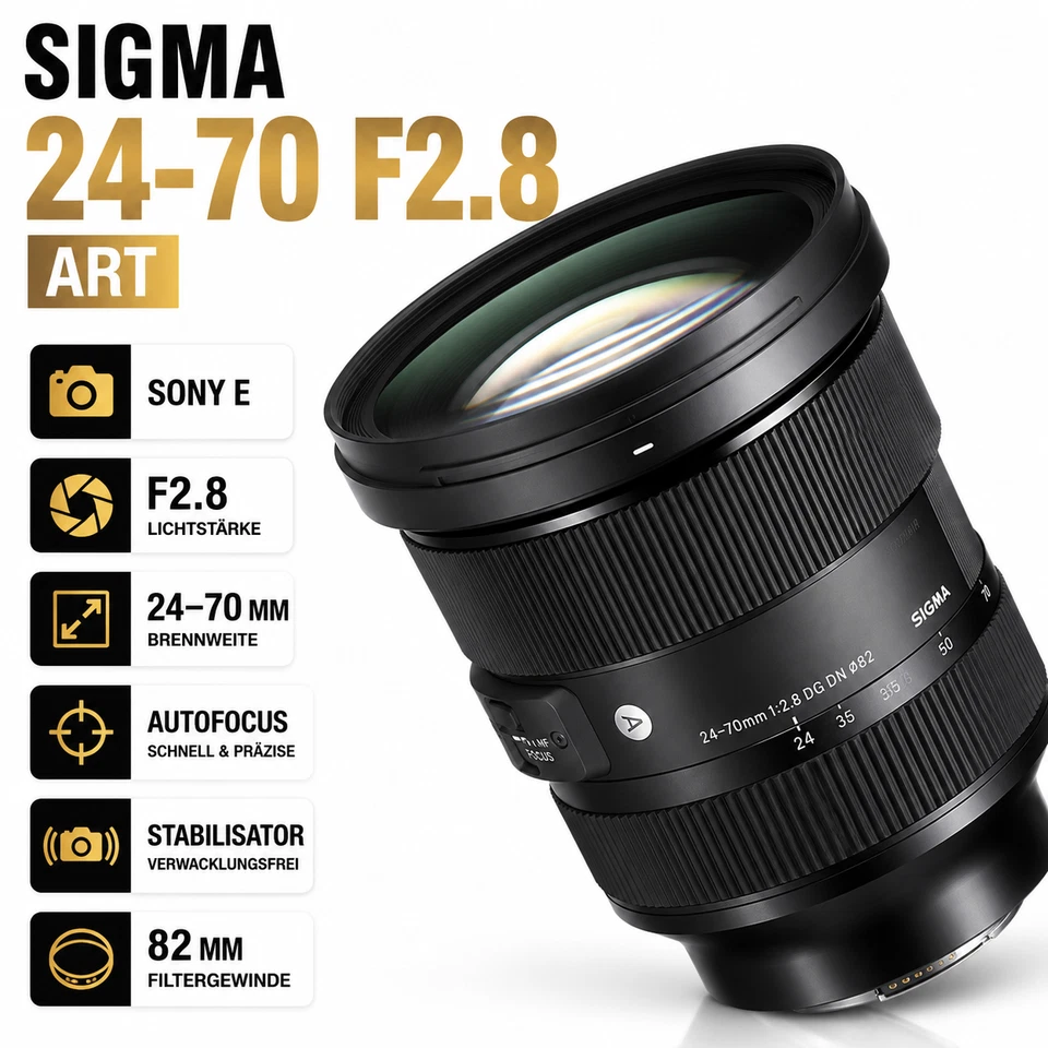 Sigma 24-70mm F2.8 DG DN Art Sony E - Bild 1 von 1