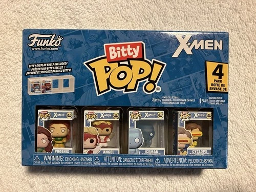 Funko Bitty Pop Mini Figure Marvel X-Men 4-Pack Phoenix Angel Iceman & Cyclops