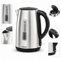 Daewoo SDA2733GE Edinburgh 1.7L 3kW Brushed Stainless Steel Kettle Rapid Boil