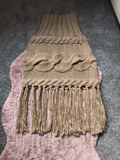 Primark Atmosphere | Biscuit Fringed Shawl Scarf Poncho | One Size | NEW