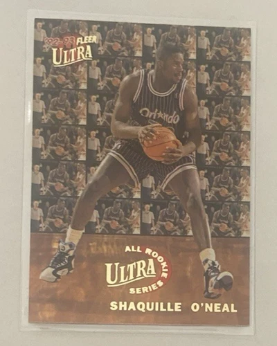 Shaquille O'Neal 1992-93 Fleer Ultra All Rookie Series Rookie Insert Card #7 RC