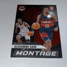 Alexandre Sarr (RC) *Montage* 2024-25 Panini Mosaic #30 🏀 Washington Wizards