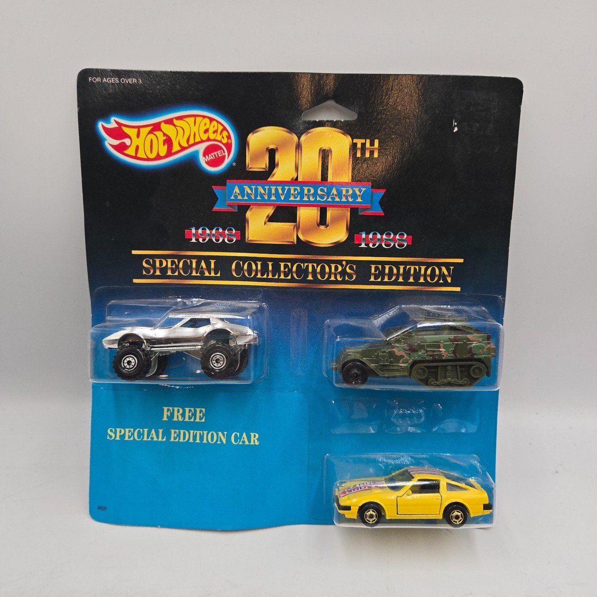 Hot Wheels 20th Anniversary Special Collector's Edition 3 Car Set