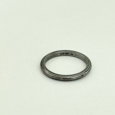 Pandora Me Thin Stackable Silver Tone Band Ring Size 5