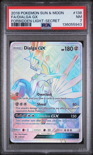 Dialga-GX graded PSA 7 for sale on eBay
