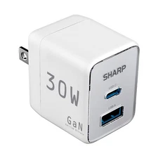  USB C Charger - 30W, Dual Port (USB A+C) Compact Foldable GaN Fast Charging