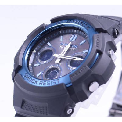 Casio G-SHOCK AWG-M100BC-2AJF Men's Watch Navy Blue Solar Radio