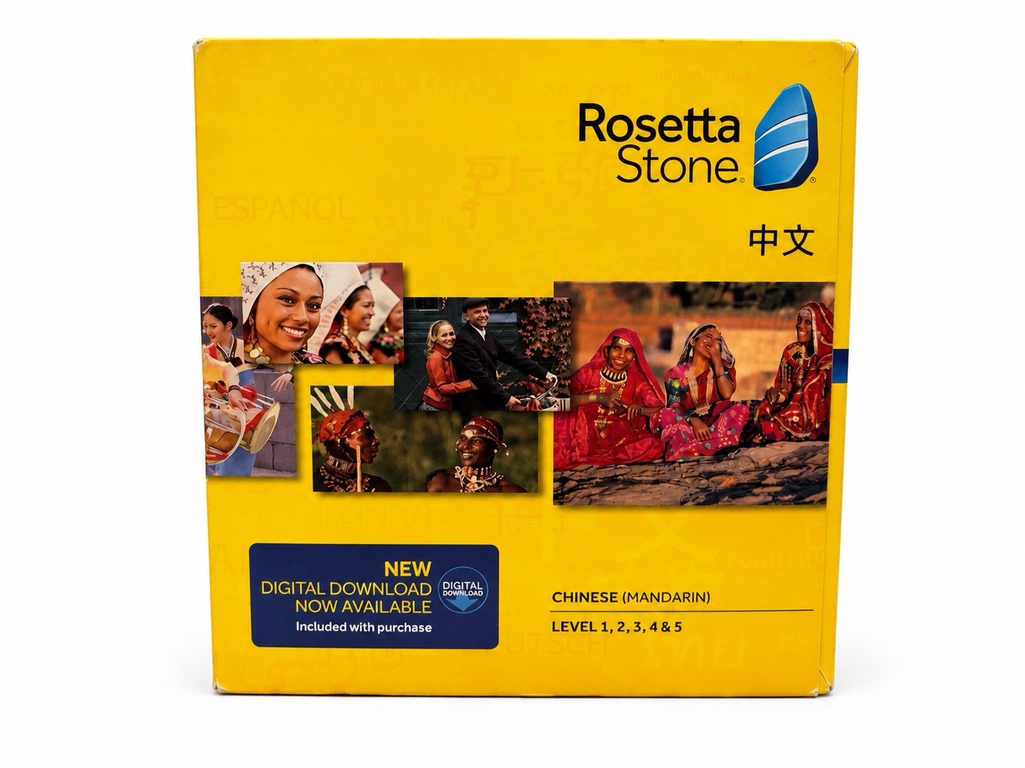 Rosetta Stone Chinese Mandarin Level 1,2,3,4,&5 COMPLETE w/ Headset New Sealed