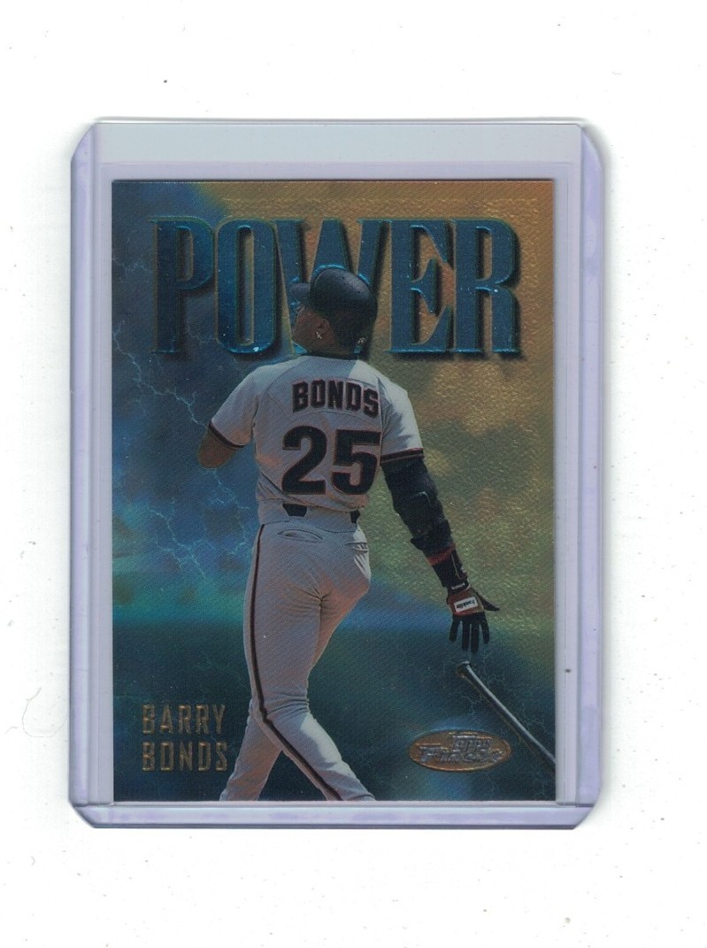 1997 Topps Finest - Rare - Gold Barry Bonds #175