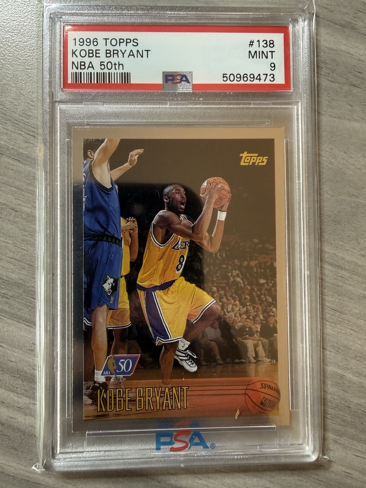 Kobe Bryant 1996 Topps #138 NBA at 50 Price Guide - Sports Card
