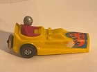 RARE! Hot Wheels  Redline Rumblers Revvers Yellow Side Car W/ REPO CLIP  VHTF