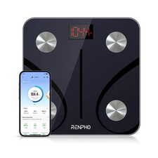 RENPHO Bluetooth Body Fat Scale, Digital Weight Scale Bathroom Smar... Fast Ship