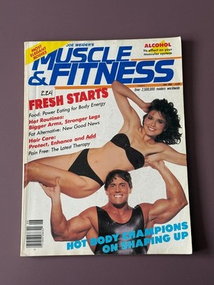 Joe Weider's Muscle & Fitness Magazine June 1986 Vintage VG