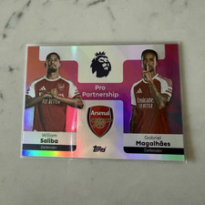Topps 2025-26 Premier League William Saliba Gabriel Arsenal Pro Partnership #361