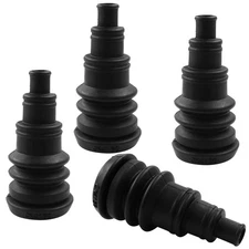 4 Pack Universal Firewall Boot Set Rubber Grommets for 3/8 to 1 Inch Wire