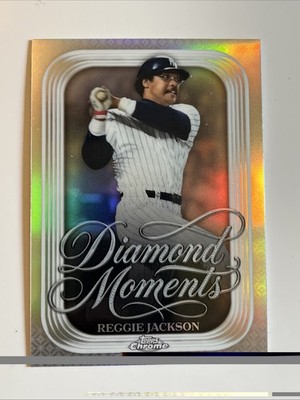 2026 Topps Chrome Reggie Jackson Diamond Moments SP Insert #DM-16 Yankees
