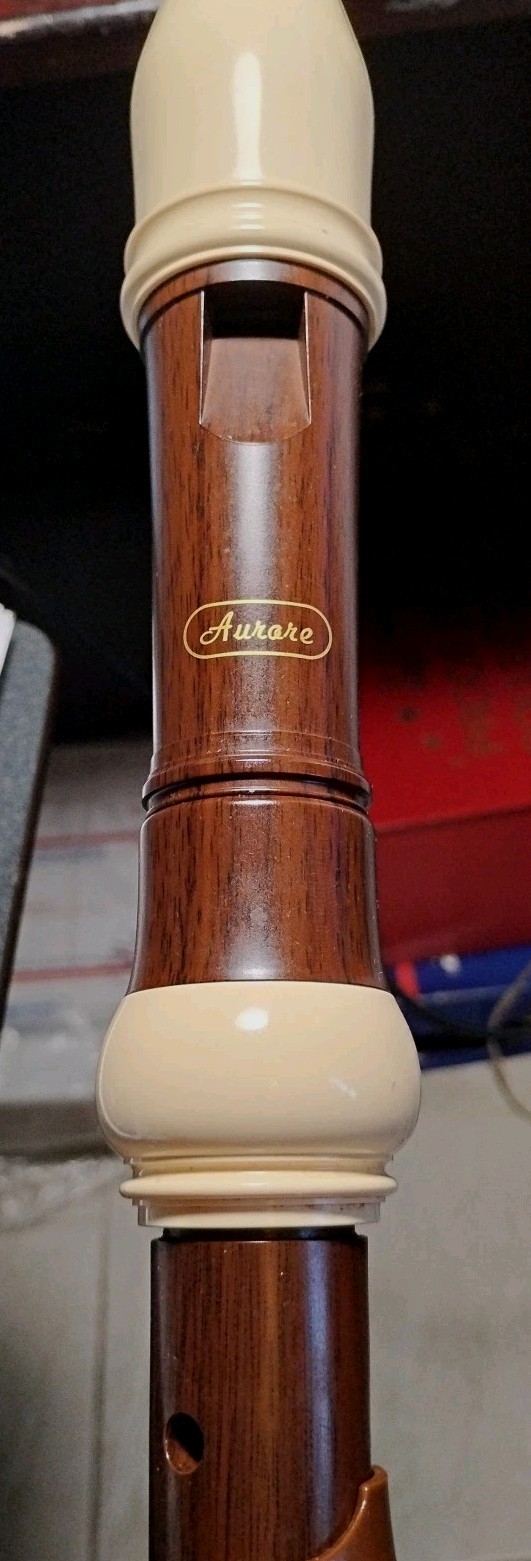 709 W E With Case Used  Alto Recorder With Instructions