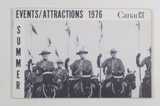 1976 Summer CANADA EVENTS & ATTRACTIONS tourist booklet RCMP museums PARKS more