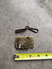 Vintage Boy Scout Brass Belt Buckle SOLID BRASS 2 x 1-1/2"