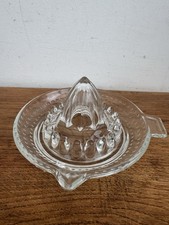Presse Agrume en Verre Transparent Vintage Diamètre 13cm
