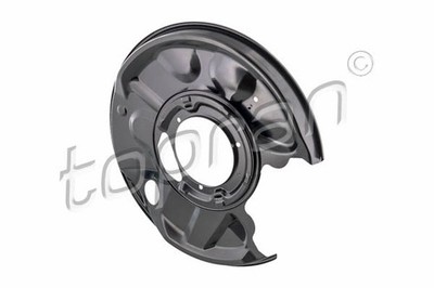 Hinterachse links TOPRAN-OE 409 532 Spritzblech, Bremsscheibe für MERCEDES-BENZ