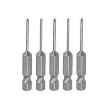 5pack 50mm 1/4" Hex Shank 1.6mm PH00 Magnetic Phillips Head Screwdriver Bit S2