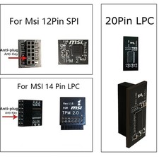 TPM2.0 Security Module Trusted Platform 12 / 14 / 20 Pin for MSI MS -4136 -4462