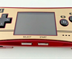 Nintendo Game Boy Micro Famicom Version Mario 20th Box Manual AC Adapter Pouch