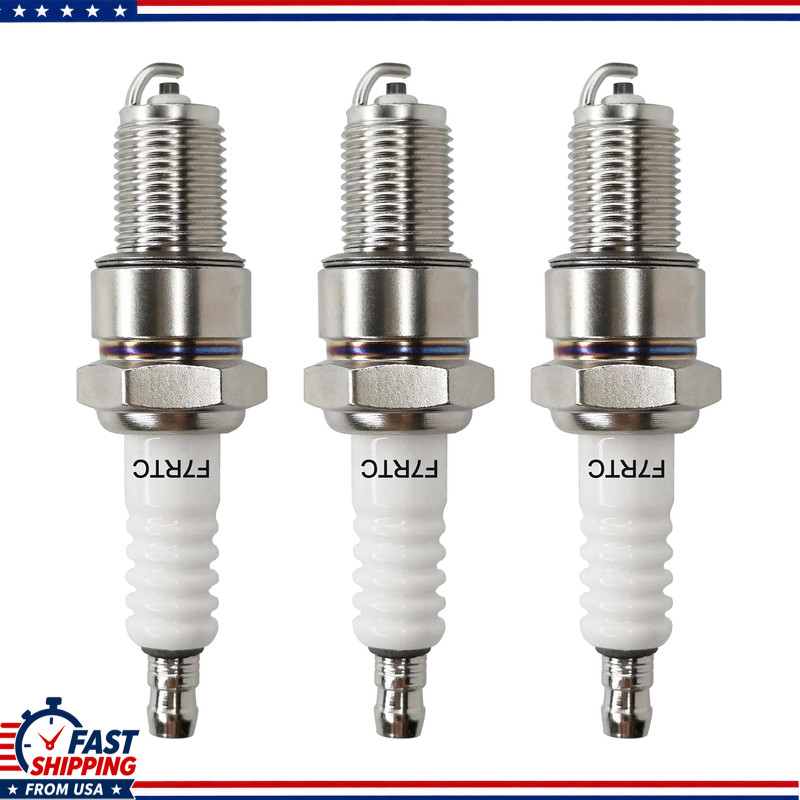 F7RTC Spark Plugs, 3-Pack, NGK 5534 BPR7ES, Bosch 7992 WR5DC, ChampioSize: F7RTC