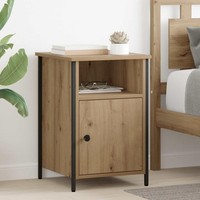 Nachttisch 2 Stk. Artisan-Eiche 40 X 42 X 60 Cm Holzwerkstoff