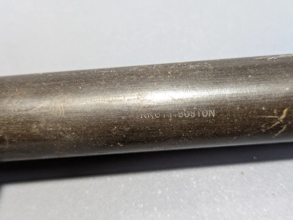 Antiguo L.E. Descargador electrostático Knott Boston - Aplicación de física de latón y ebonita Foto 4 de 4