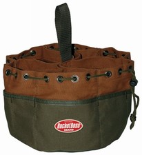 Canvas Parachute Bucket Tool Bag, 19 Pockets - 25001