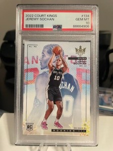 2022-23 Panini Court Kings Jeremy Sochan Rookies III #134 RC San Antonio Spurs