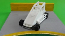HO Slot Car Body - Sprint Car Dirt Racer - Custom 3D Printed - Mega G Long