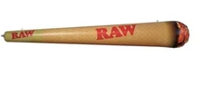 RAW Rolling Paper 4 FT Blow Up Inflatable Cone & Roach Clip Keyxhain Lanyard New