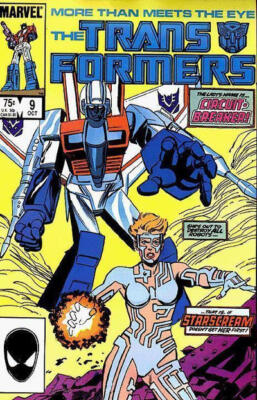 TRANSFORMERS #9 F/VF, Direct, Marvel Comics 1985 Stock Image 