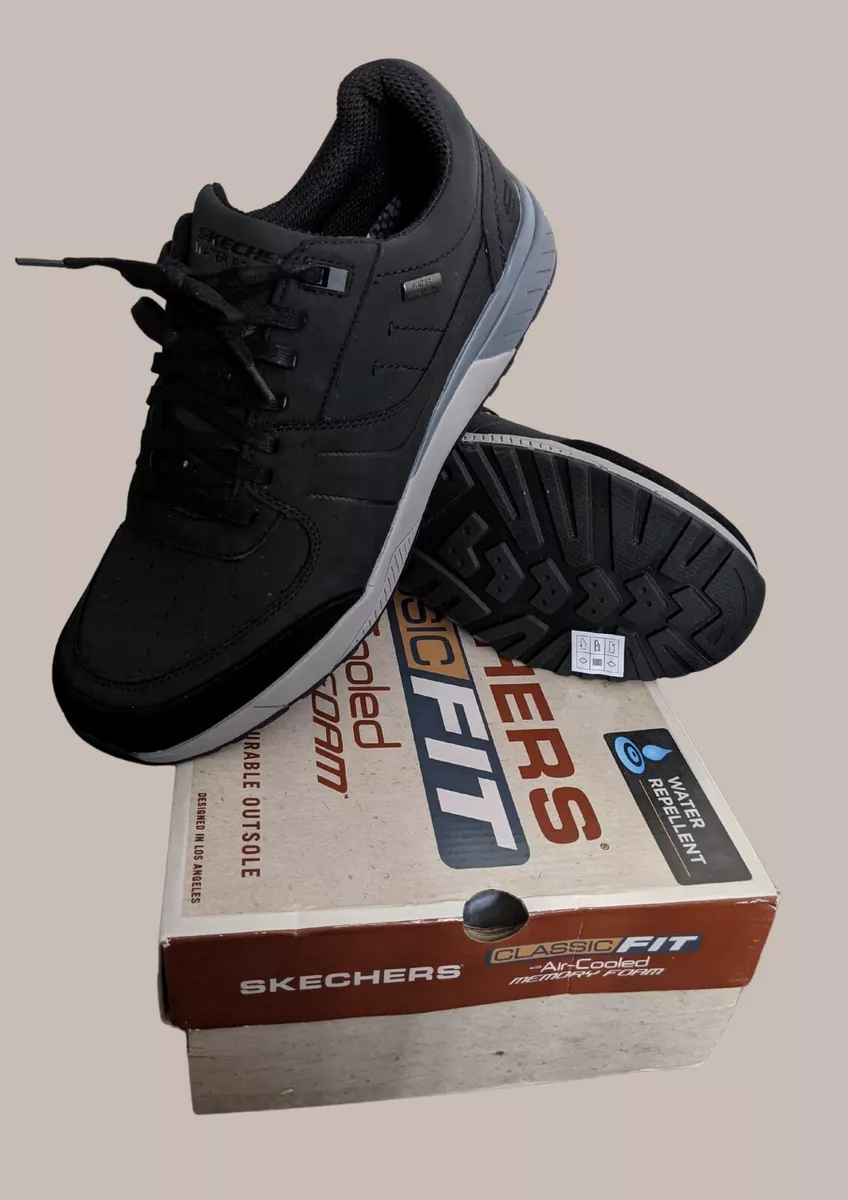 Skechers Felano Neres Men s Memory Foam Trainers in Black Men s UK Size 12