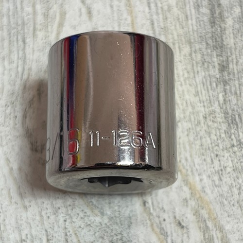 New Armstrong 13/16" Socket 3/8" Drive 12pt USA 11-126A Made in USA - Picture 3 of 8