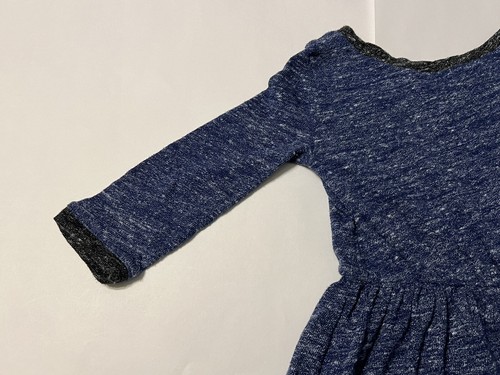 Old Navy Girls Size 8 Regular Long Sleeve Blue And Black Dress - Picture 11 of 16