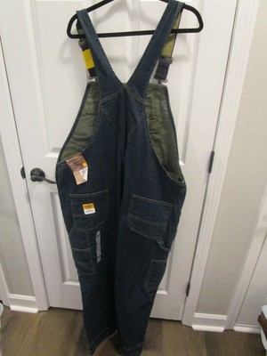 CARHARTT RUGGED FLEX DENIM BIB OVERALLS 