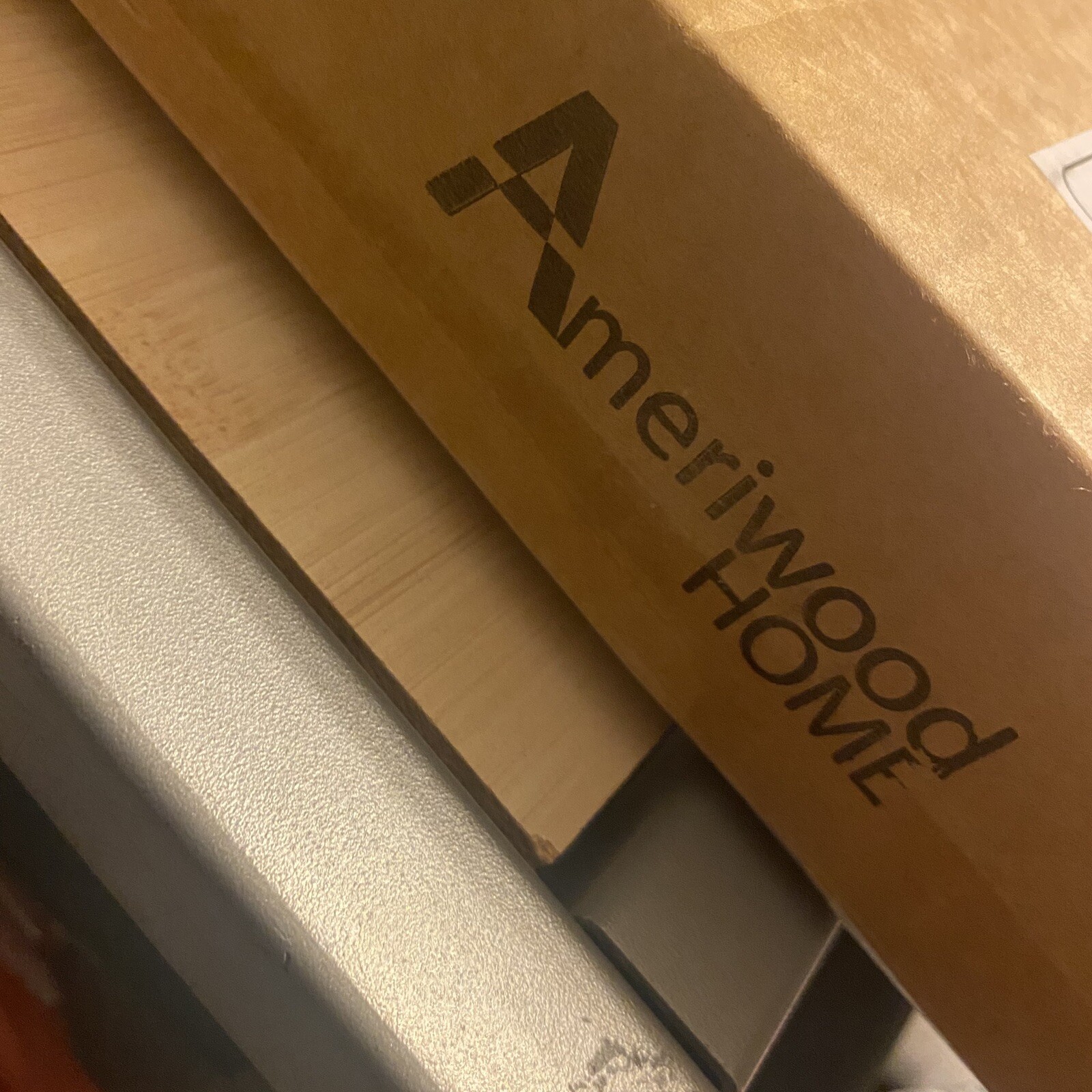 Ameriwood Home Parsons Coffee Table Espresso 19 in x 39 in x 18 in New