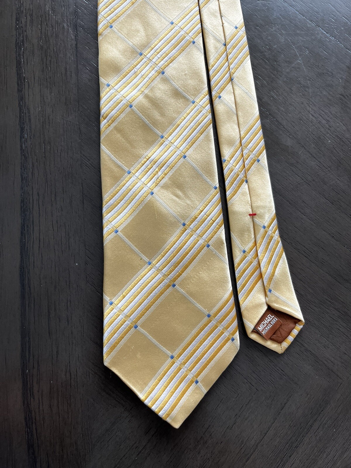 michael kors gold tie