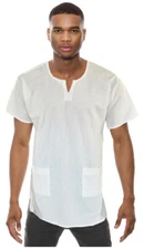 Off White Traditional African Dashiki Shirt