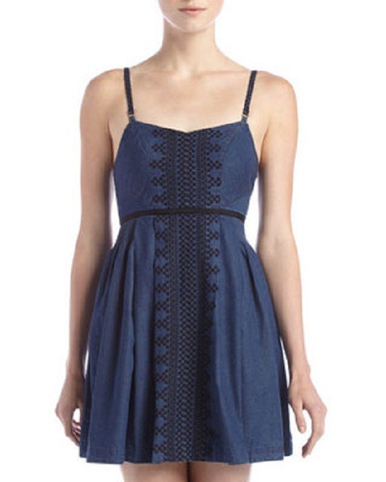 green emerald velvet dress Denim Blue V-Back Mini Dress  Juliet Dunn London